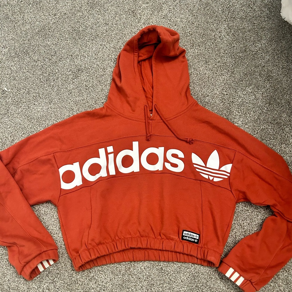 Adidas cropped medium sweatshirt